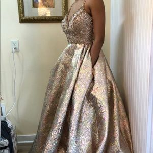 Sparkly Designer Prom dress (make a statement!)
